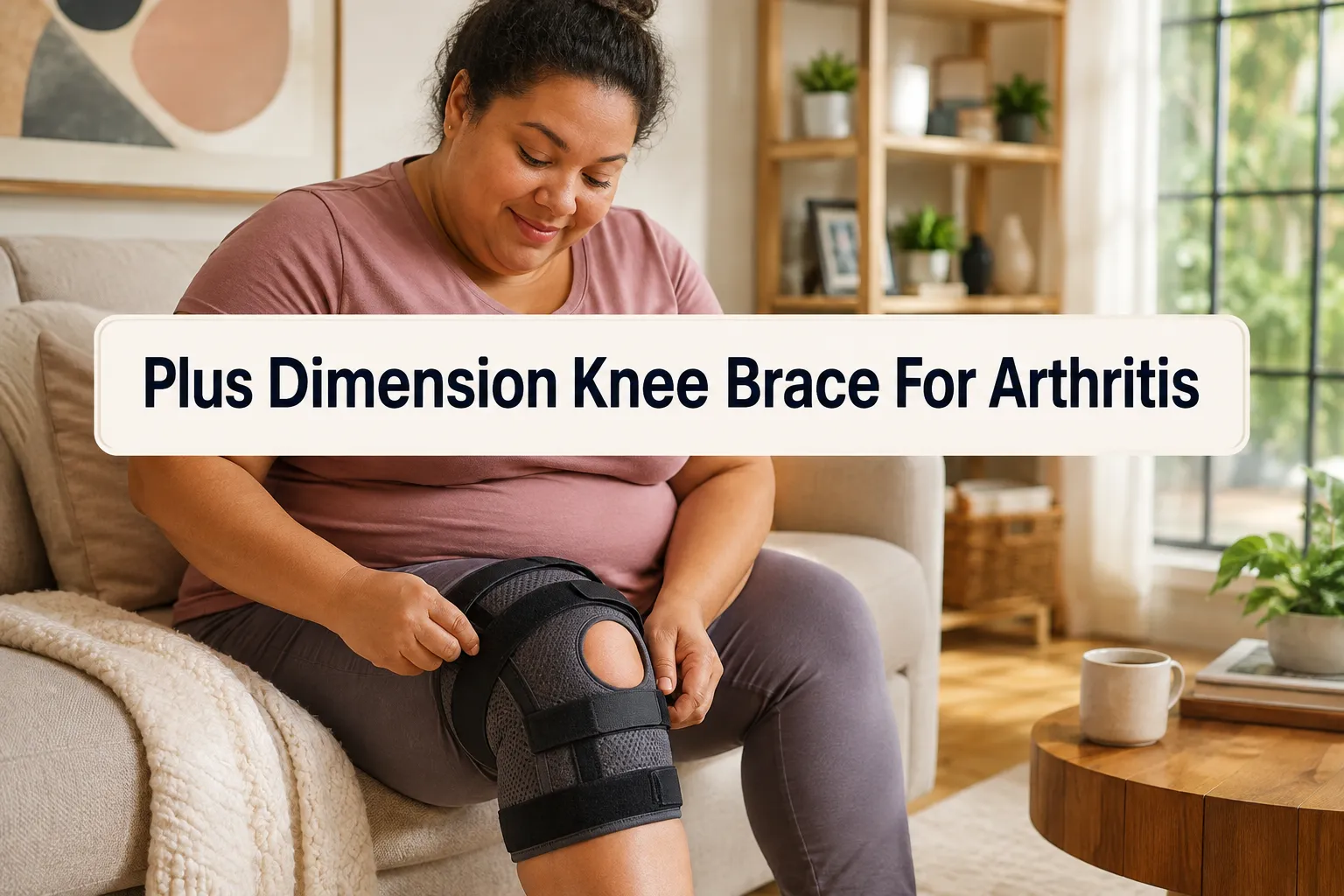 plus dimension knee brace for arthritis